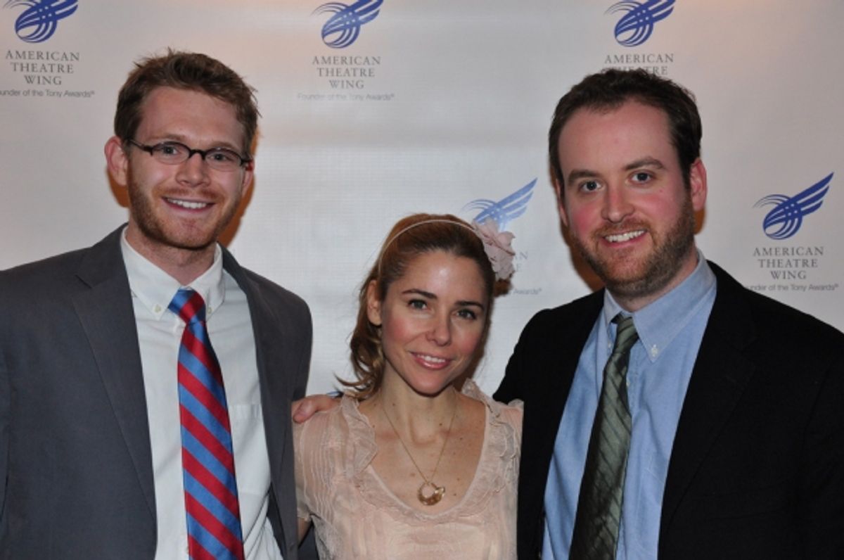 Michael Kooman, Kerry Butler, Christopher Dimond at 