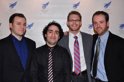 This Year's Recipients: Peter Lerman, Daniel Mate, Michael Kooman, Christopher Dimond Photo