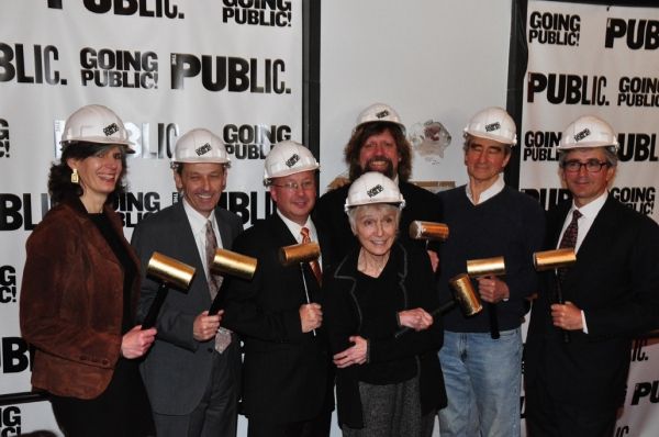 Kate Levin, Andrew D. Hamingson, Oskar Eustis, Gail Papp, Sam Waterston, Warren Spect Photo