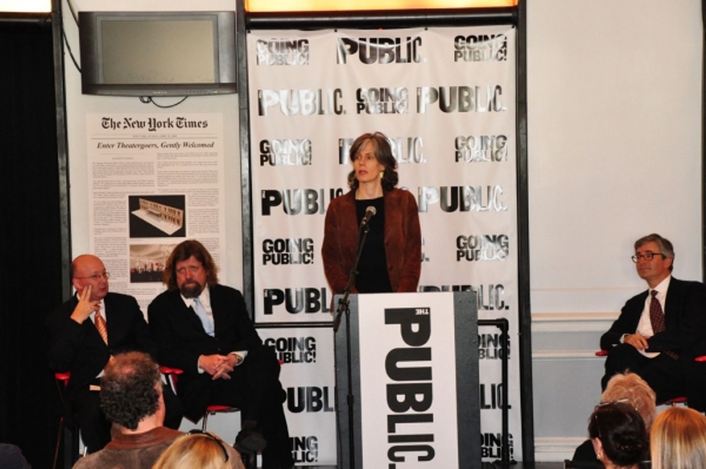 Photo Coverate: The Public Theatre Groundbreaking  Image