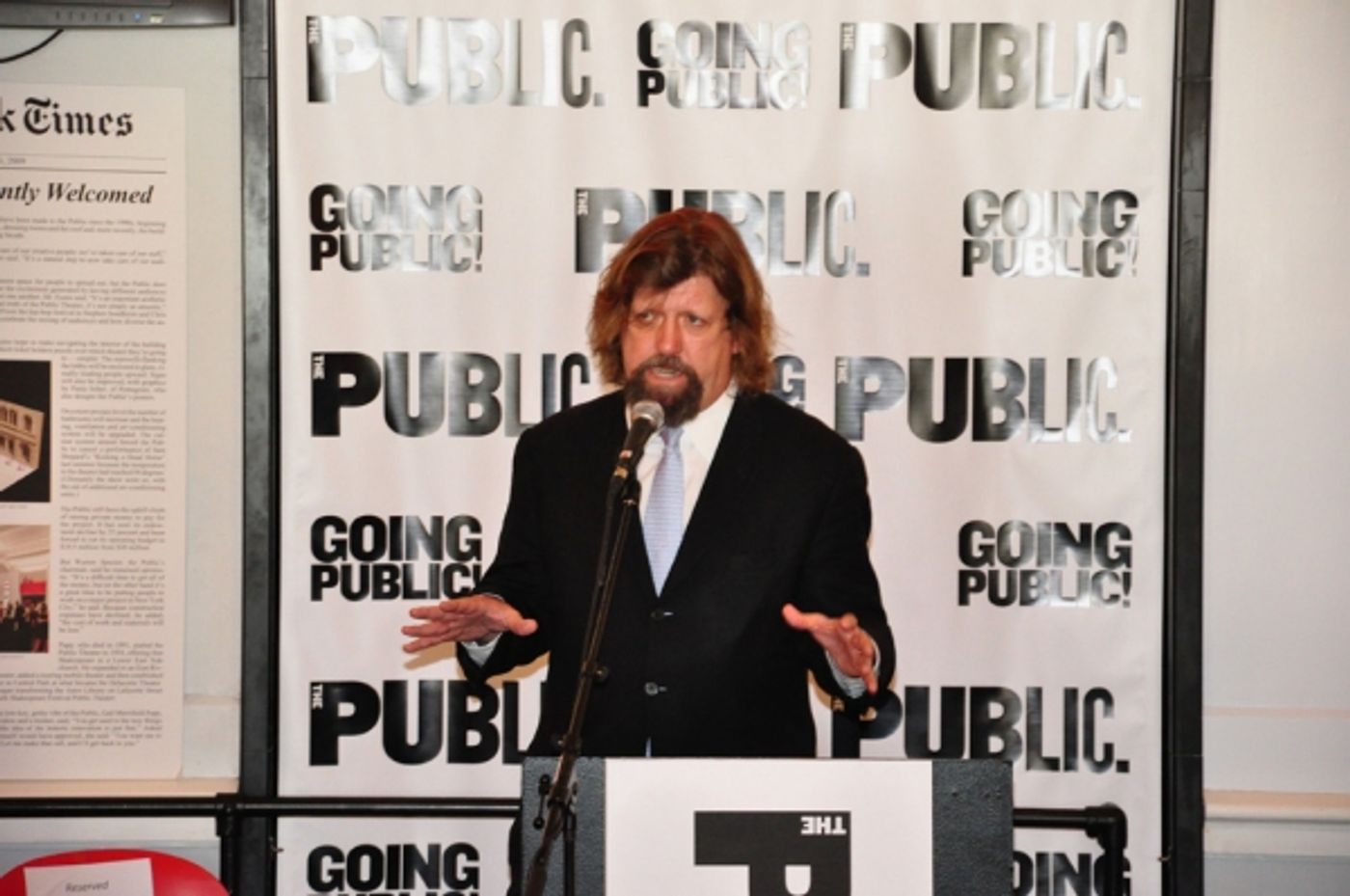 Photo Coverate: The Public Theatre Groundbreaking  Image