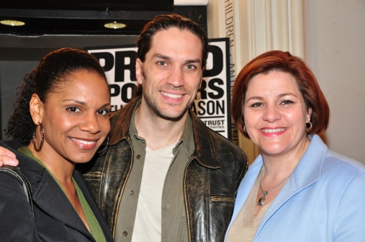 Audra McDonald, Will Swenson, Christine Quinn at 