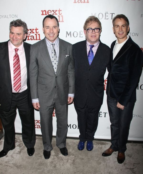 Anthony Borelli, David Furnish, Elton John & Geoffrey Nauffts Photo