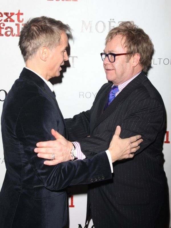 Geoffrey Nauffts (Playwright) and Elton John Photo