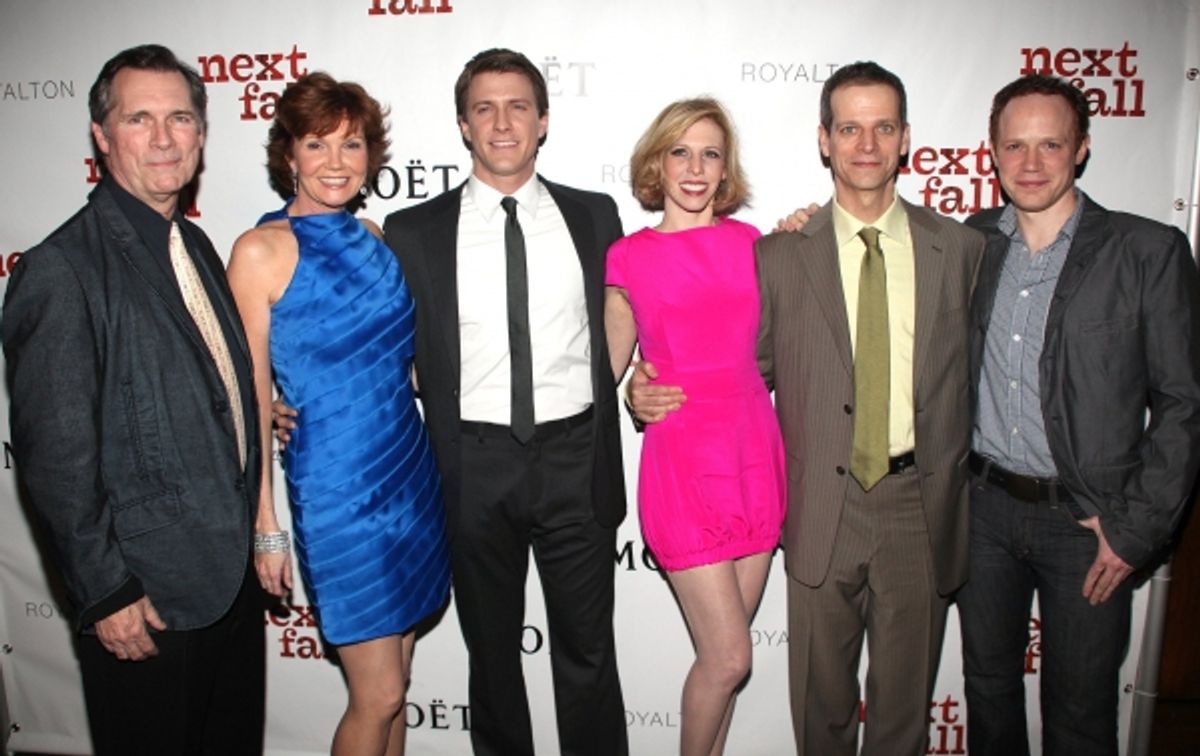 (L-R) Actors Cotter Smith, Connie Ray, Patrick Heusinger, Maddie Corman, Patrick Breen and Sean Dugan at 