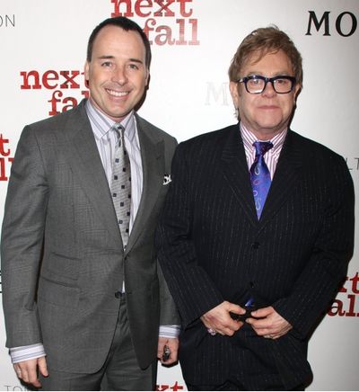 David Furnish and Elton John Photo