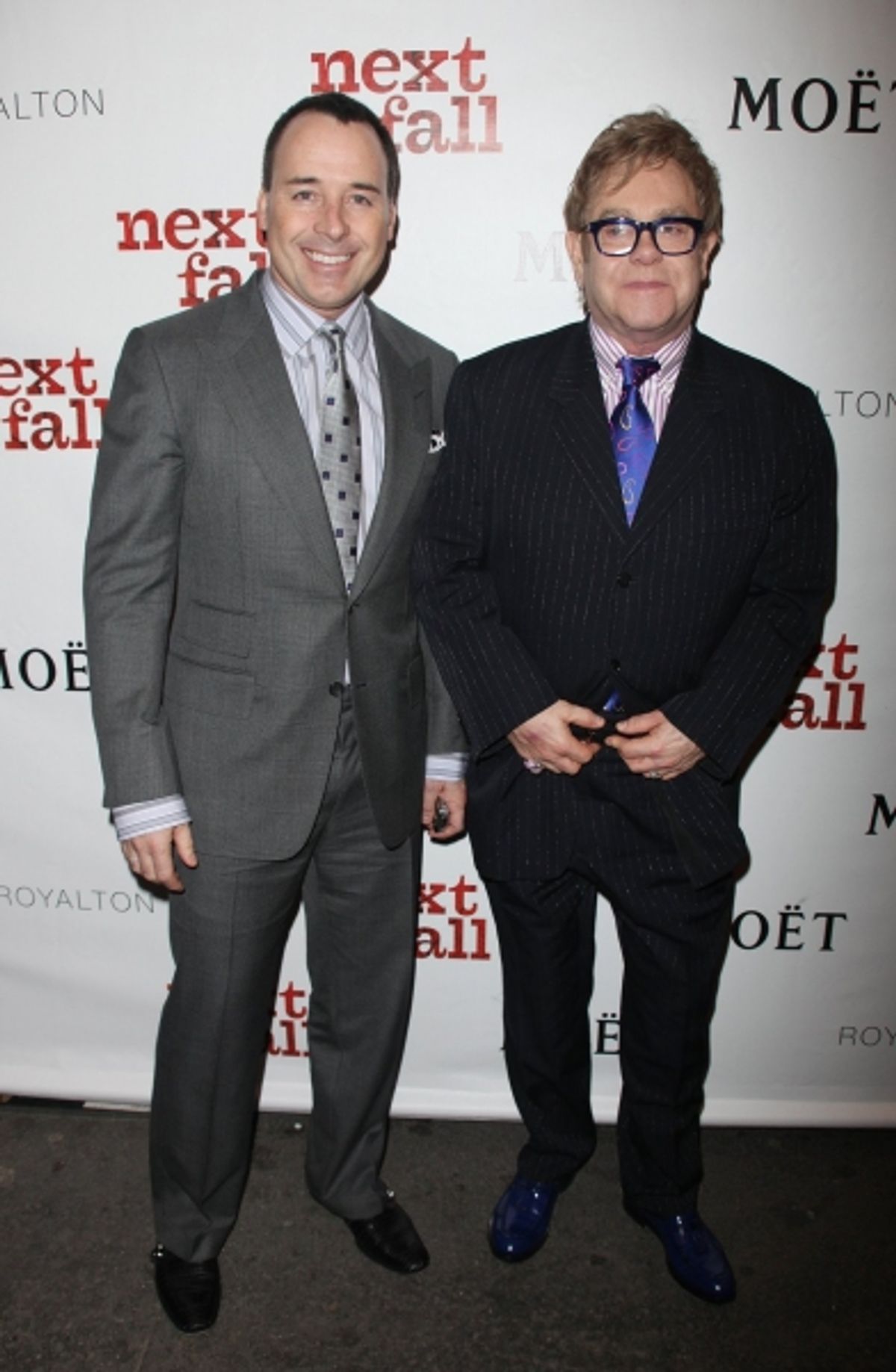 David Furnish and Elton John at 
