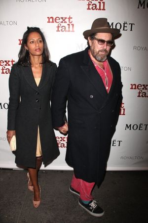 Rula Jebreal and Julian Schnabel Photo