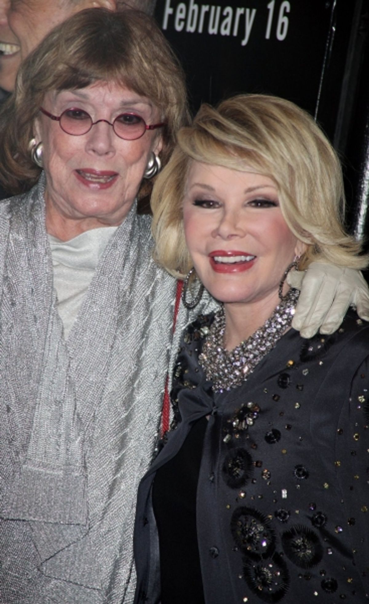 Phyllis Newman & Joan Rivers at 