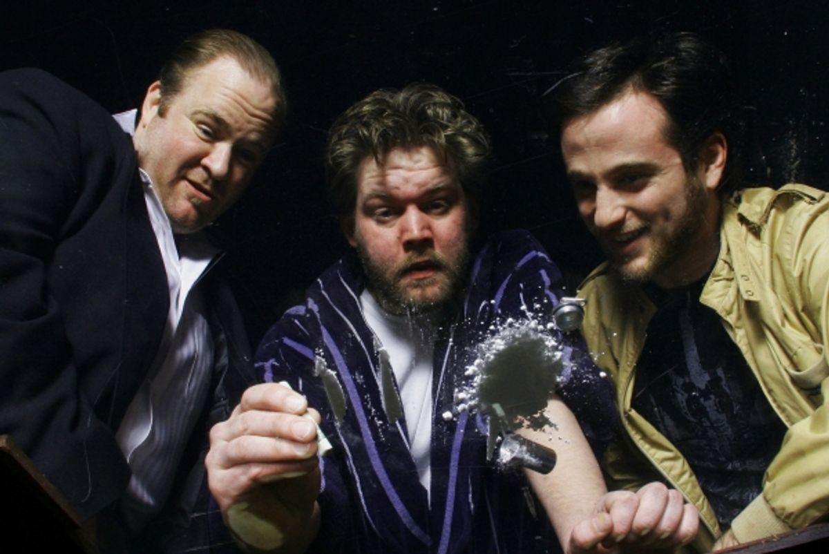 Joel Mitchell, Stephen Blackwell and Jon Ager  at 