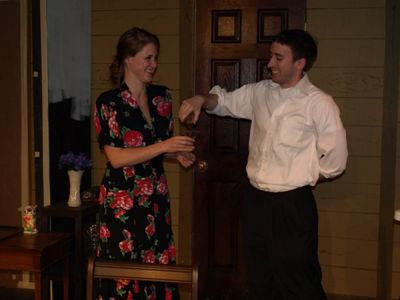 Shannon Hill (Laurel) as Phillipa and James Henningan (College Park) as Patrick Photo