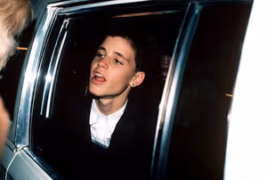 Corey Haim with mom in Los Angeles, 1988 @ BroadwayWorld Corey Haim with mom in Los Angeles, 1988 Photo