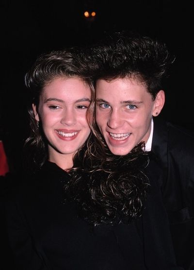  Corey Haim and Alyssa Milano Photo