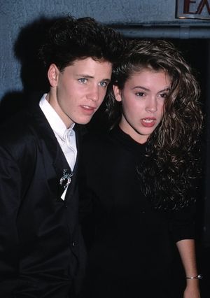  Corey Haim and Alyssa Milano Photo