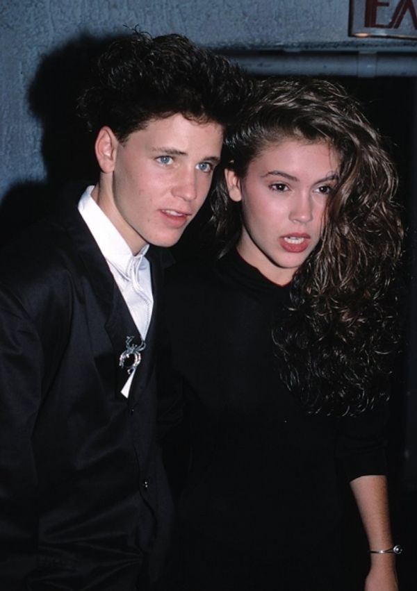  Corey Haim and Alyssa Milano Photo