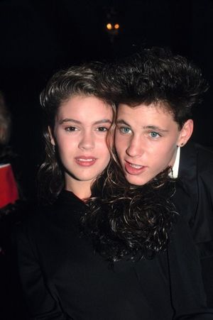  Corey Haim and Alyssa Milano Photo
