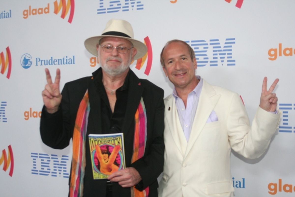 Elliot Tiber and Larry Dvoskin at 