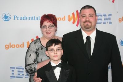 Will Philips with his parents Photo