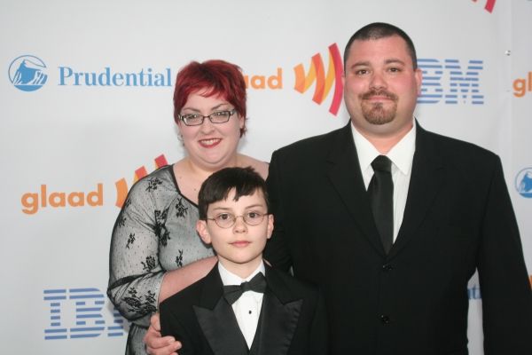 Will Philips with his parents Photo