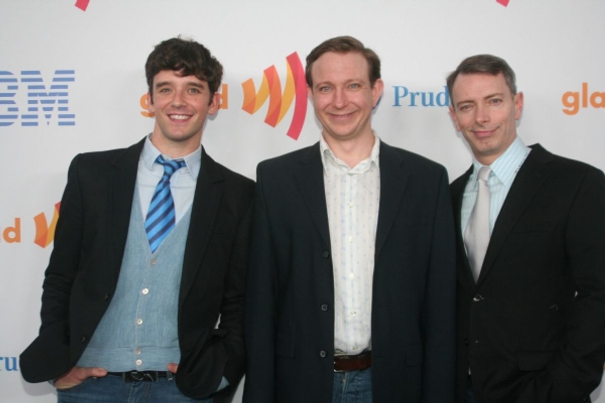 Michael Urie, Matthew Schneck and Arnie Burton at 