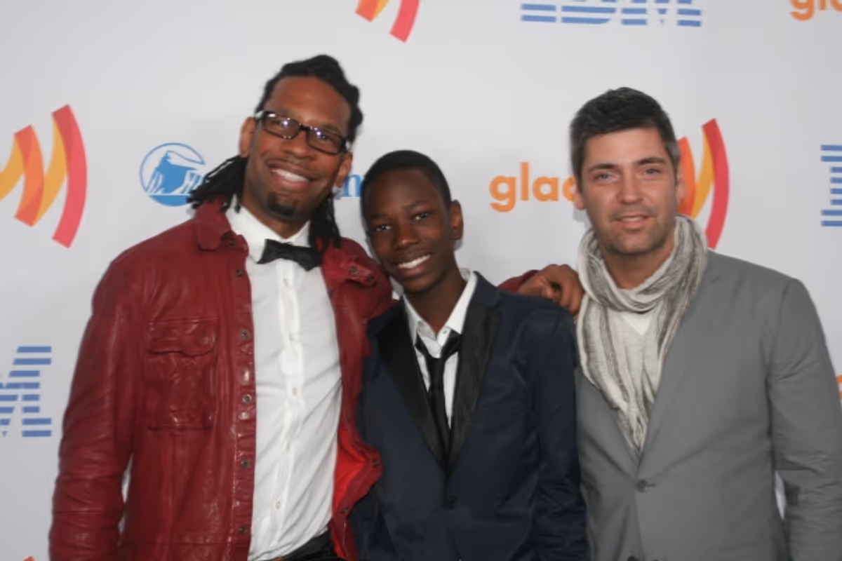 LZ Granderson, Isaiah, and Steve Huesing at 