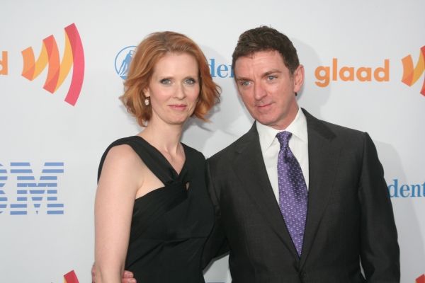 Cynthia Nixon and Michael Patrick King Photo