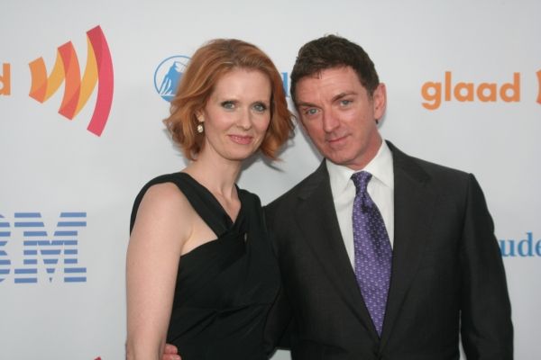 Cynthia Nixon and Michael Patrick King Photo