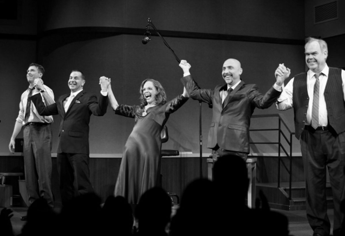 Brian Hutchison, Matthew Lombardo, Valerie Harper, Rob Ruggiero, Michael Mulheren at 