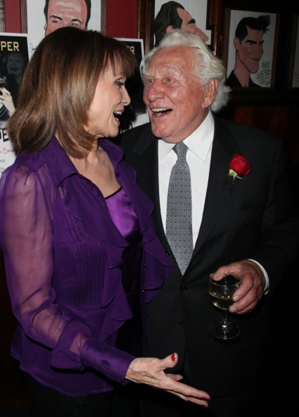 Valerie Harper and Joe Sirola at 