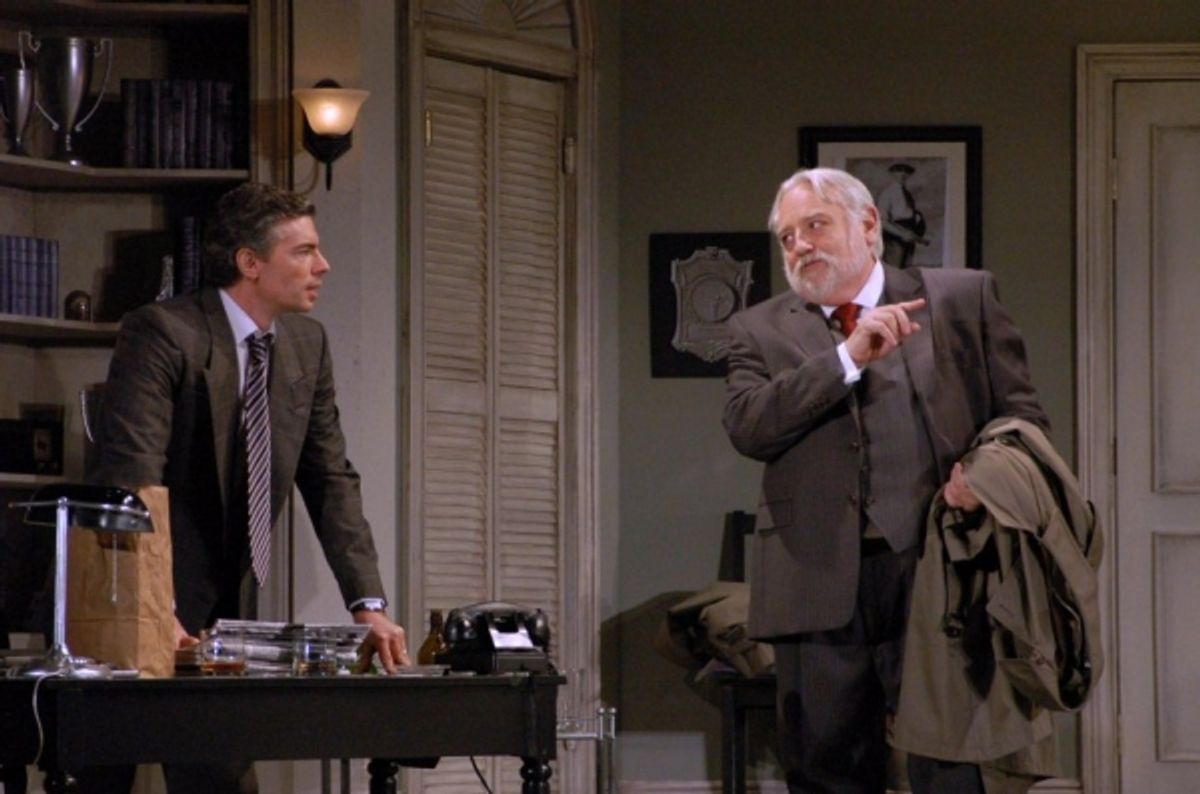 Tom Hammond and Ed Dixon at DIAL M FOR MURDER at The John W. Engeman Theater