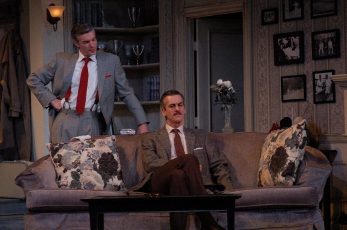 Tom Hammond and Mark Light-Orr at DIAL M FOR MURDER at The John W. Engeman Theater