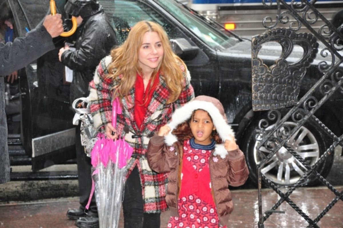 Kerry Butler with daughter, Segi at 