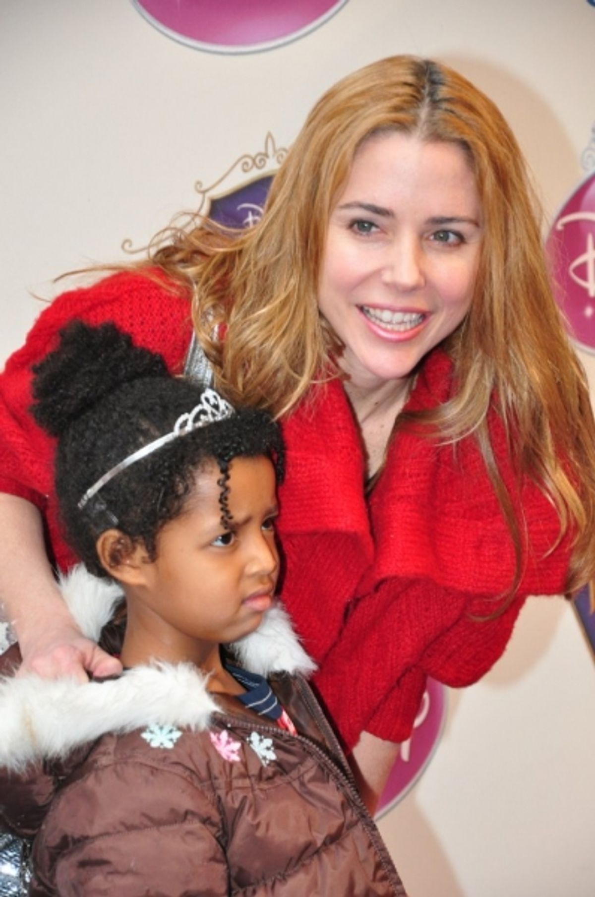 Kerry Butler with daughter, Segi at 