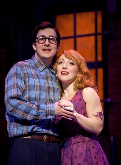 Christopher Kale Jones as Seymour and Jenna Coker-Jones as Audrey i Photo