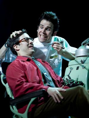 Christopher Kale Jones as Seymour and Evan Casey as Orin  Photo