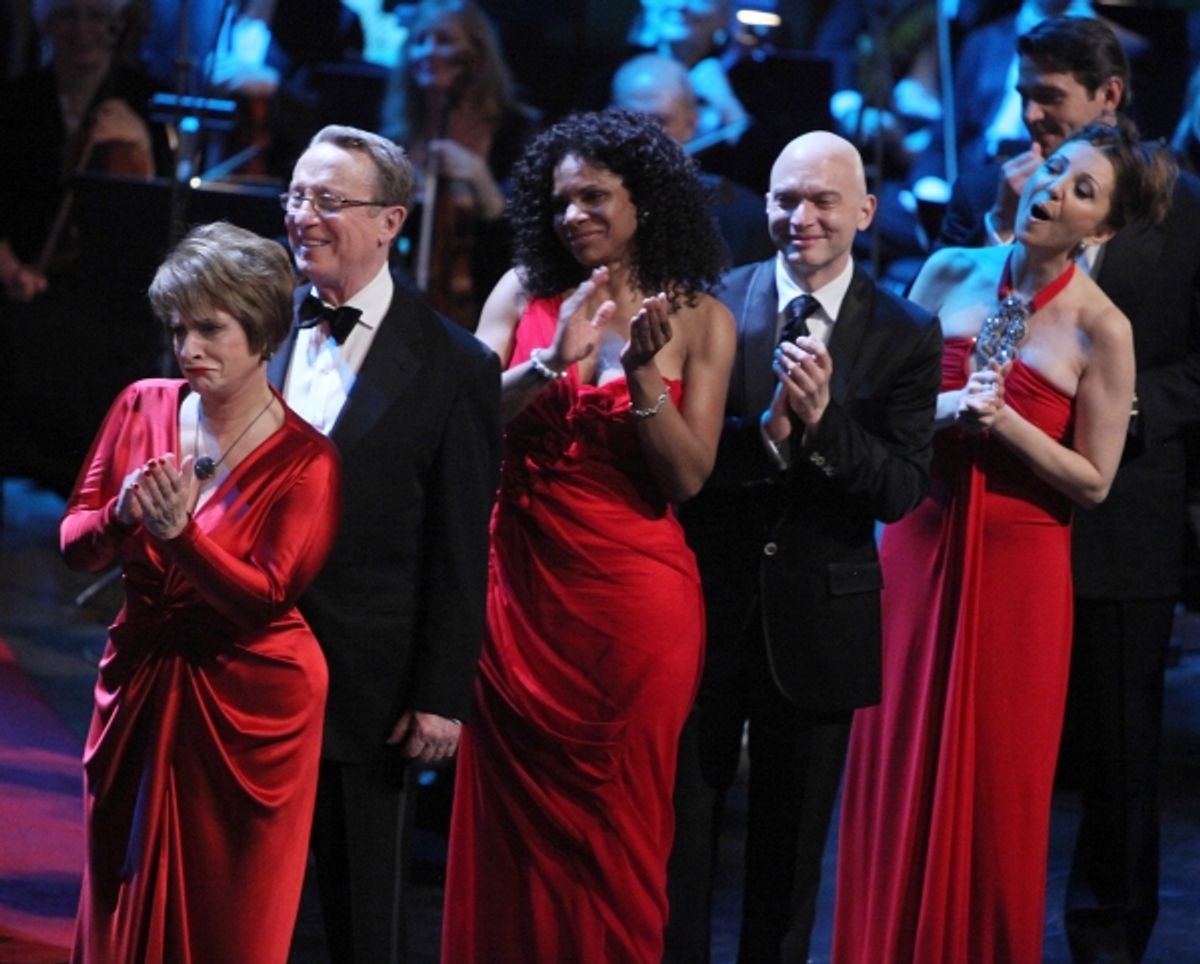 Patti LuPone, George Hearn, Audra McDonald, Michael Cerveris, Donna Murphy at 