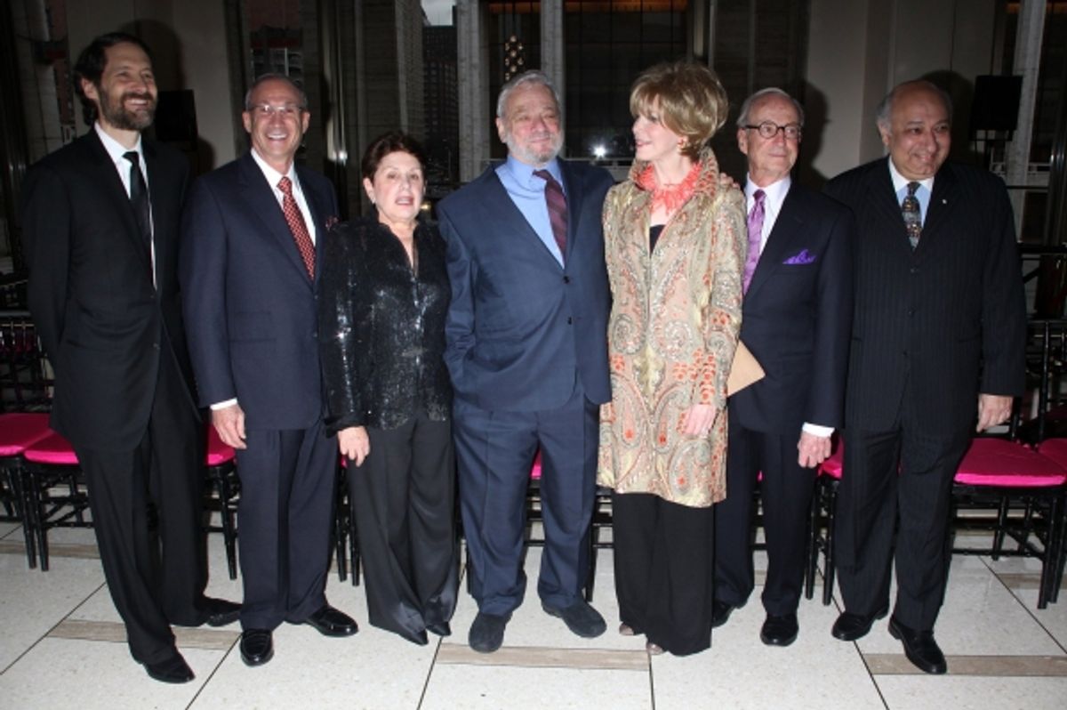 Stephen Sondheim and the Board Members at 