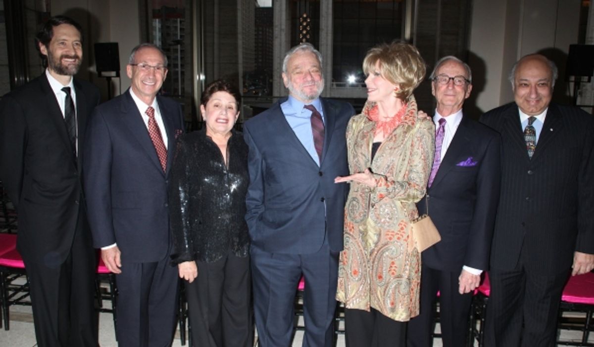 Stephen Sondheim and the Board Members at 