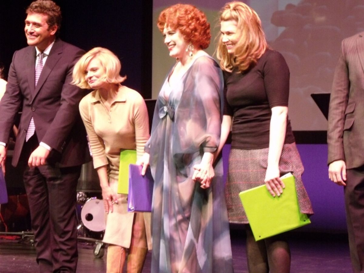 Craig Bierko, Martha Plimpton, Charles Busch and Heidi Blickenstaff at 