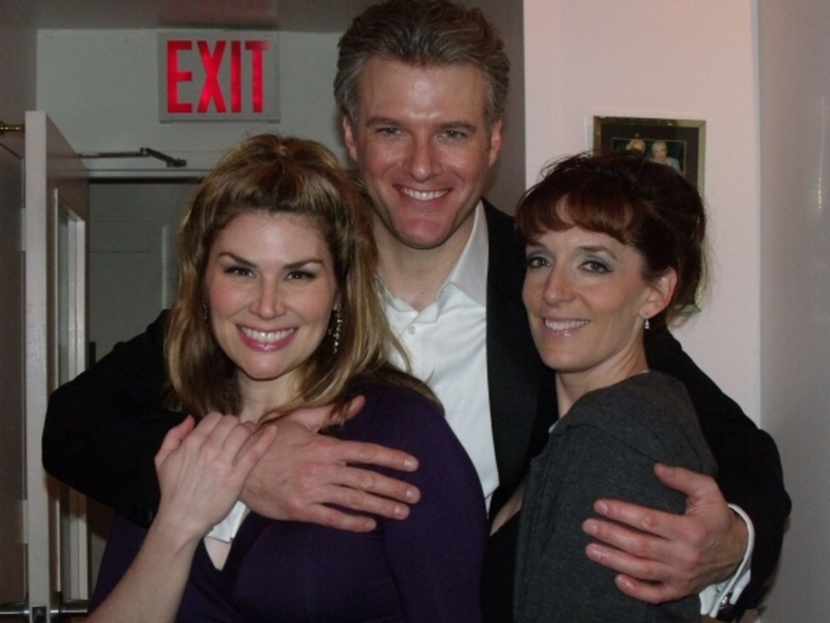 Heidi Blickenstaff, Ed Watts and Julia Murney at 