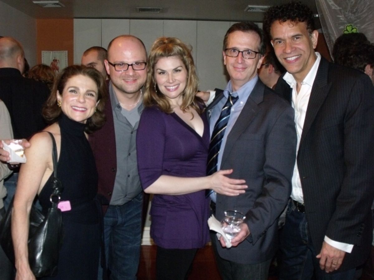 Tovah Feldshuh, Carl Andress, Heidi Blickenstaff, Tim Pinckney and Brian Stokes Mitchell at 