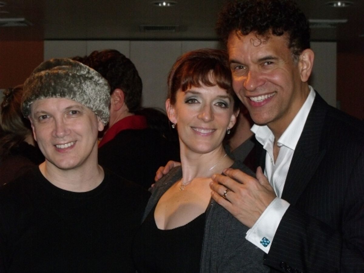 Charles Busch, Julia Murney and Brian Stokes Mitchell at 