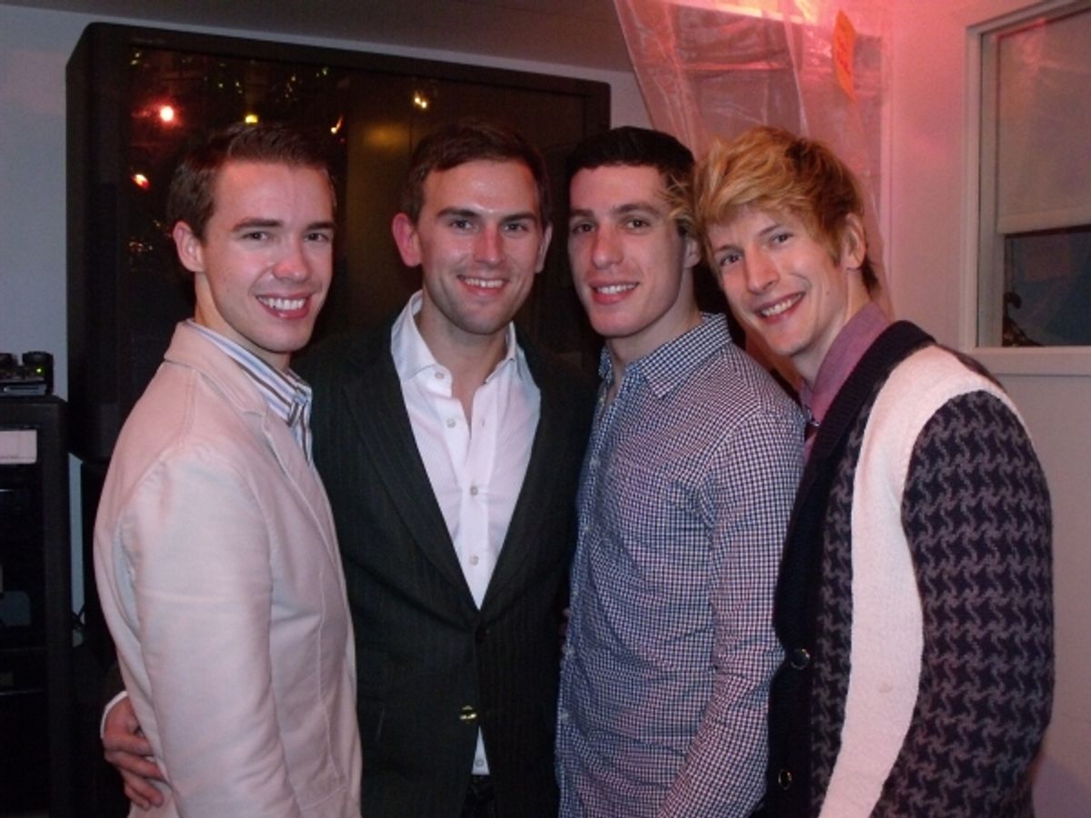 Paul Winkler, Daniel Reichard, Ben Knox and Ben Gettinger at 