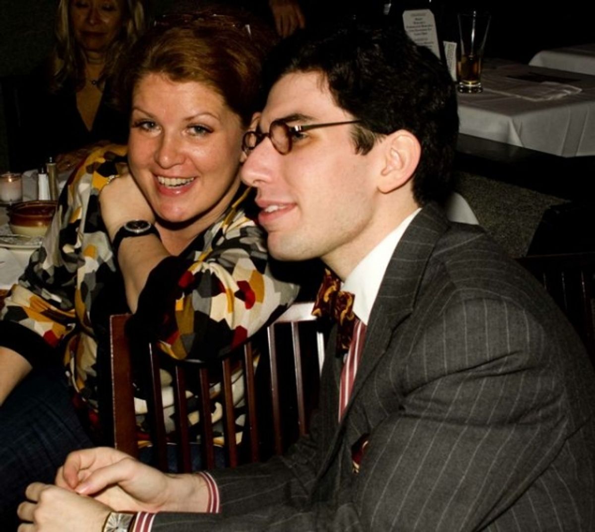 Klea Blackhurst and Aaron Weinstein at 