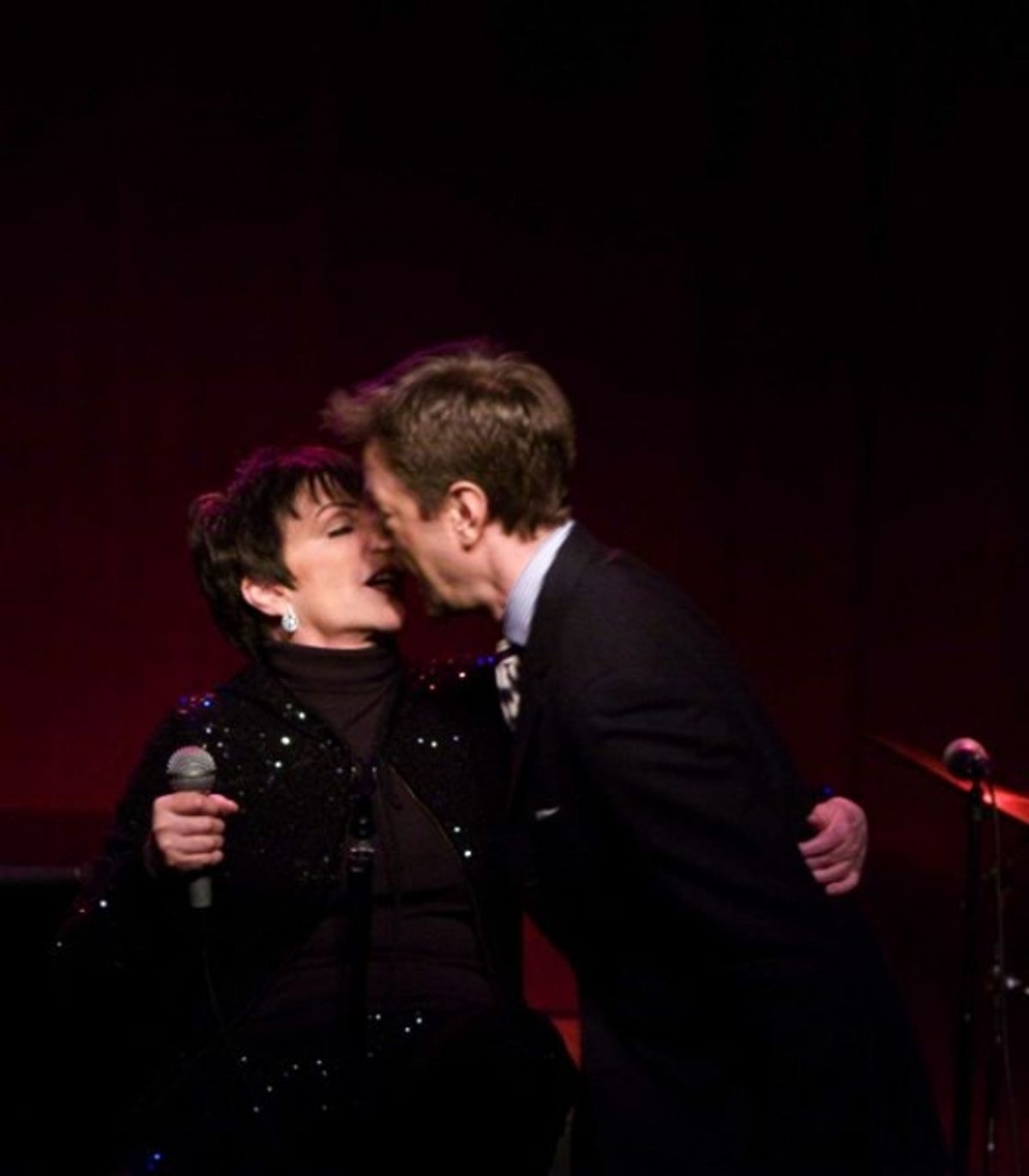 Liza Minnelli and Jim Caruso at 