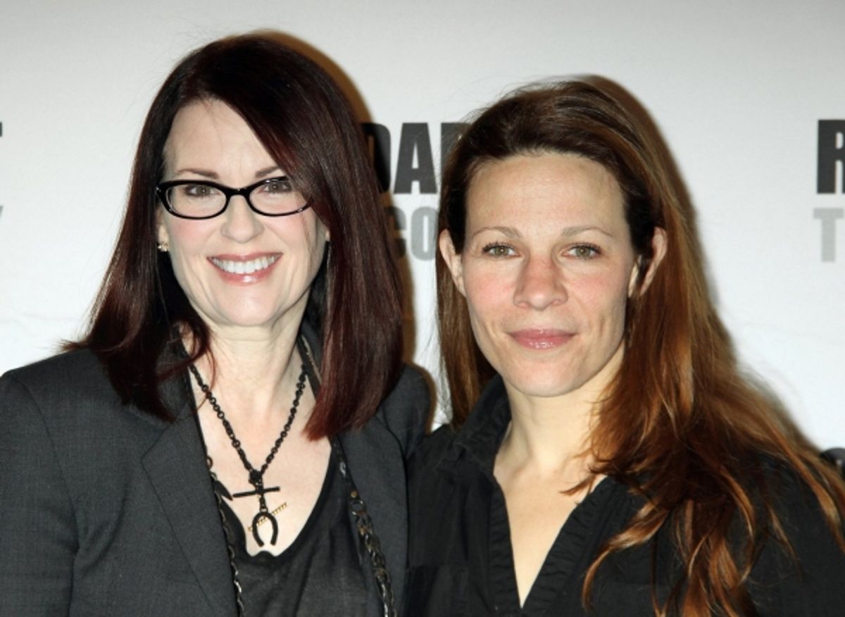 Megan Mullally and Lili Taylor at 