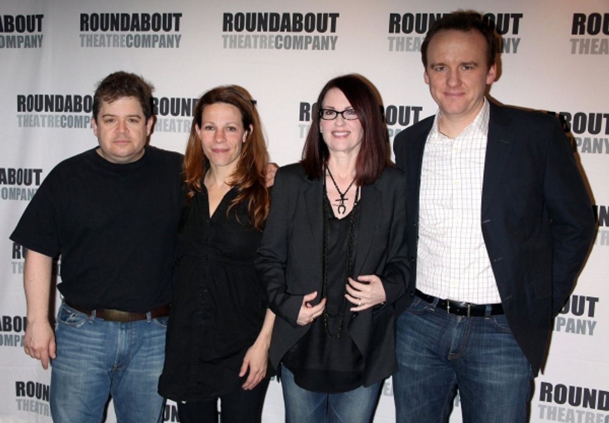 Patton Oswalt, Lili Taylor, Megan Mullally and David Wilson Barnes at 