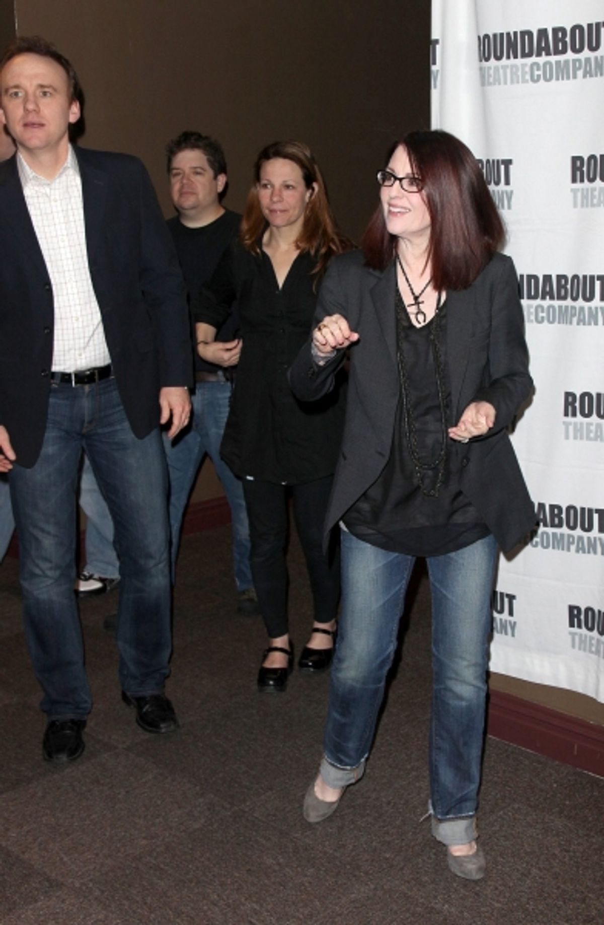 Patton Oswalt, Lili Taylor, Megan Mullally and David Wilson Barnes at 
