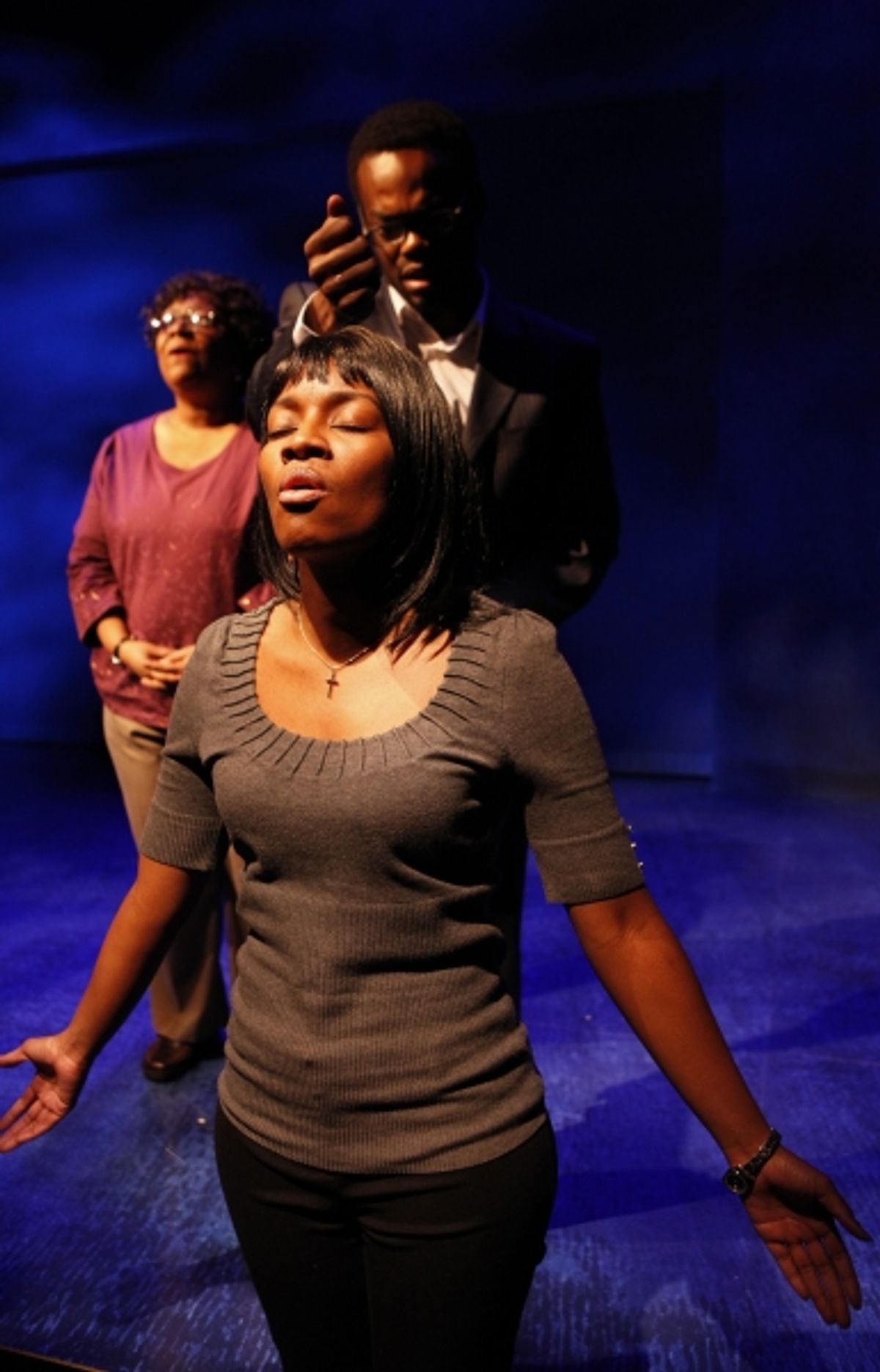 Myra Lucretia Taylor,  Kianne Muschett and  William Jackson Harper  at 