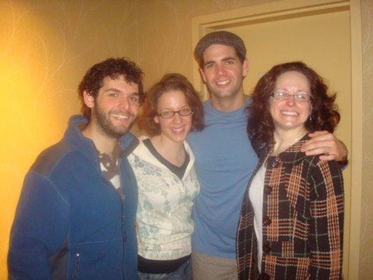 Andrew Keltz, Jessie Mueller, Ryan Reilly and Heidi Kettenring at 